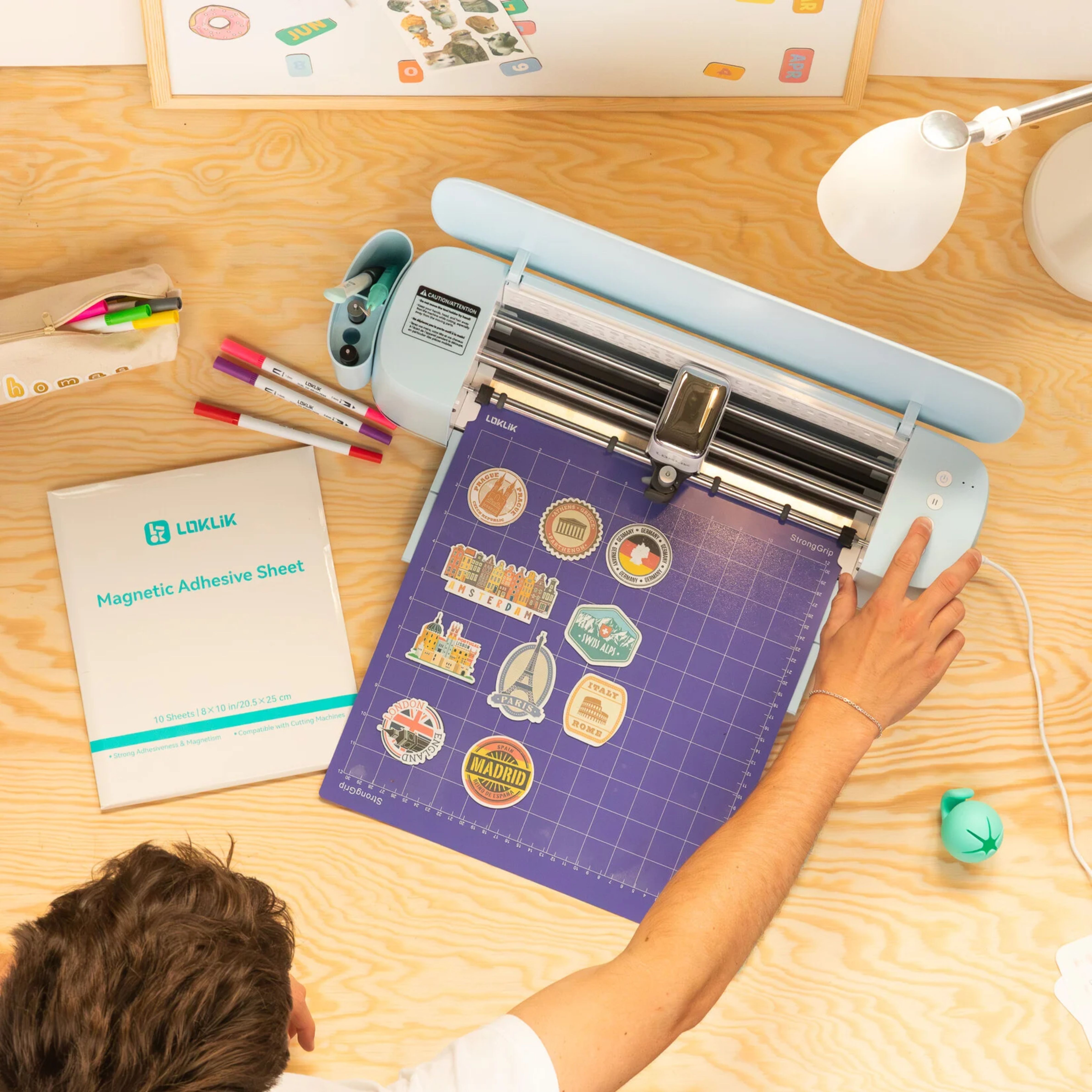 LOKLIK Magnetpapier bedruckbar 0.5mm A4 - 10 Stück