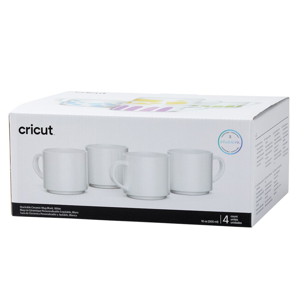 Cricut 2009392 stapelbare Tassen 295 ml - 4 Stück