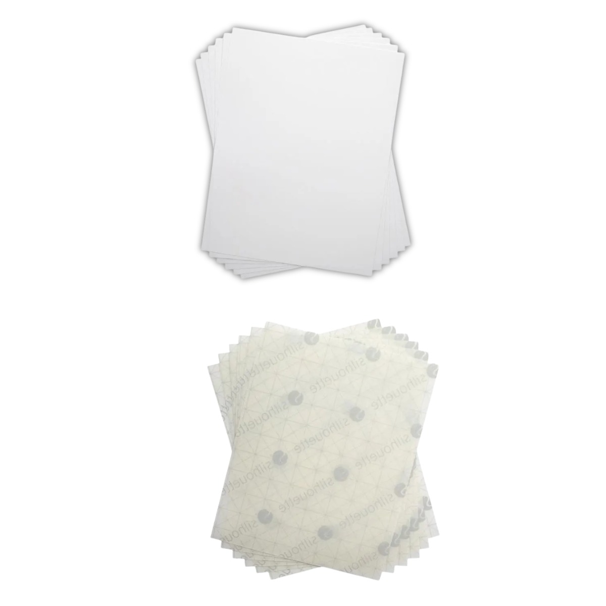 Silhouette Schrumpffolie (Inkjet) – Transparent oder Weiß – 21,5 × 27,9 cm (6 Blatt)