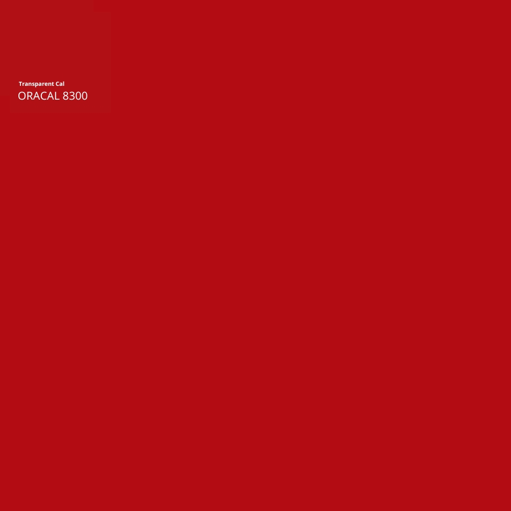 Oracal 8300 Transparente Vinylfolie