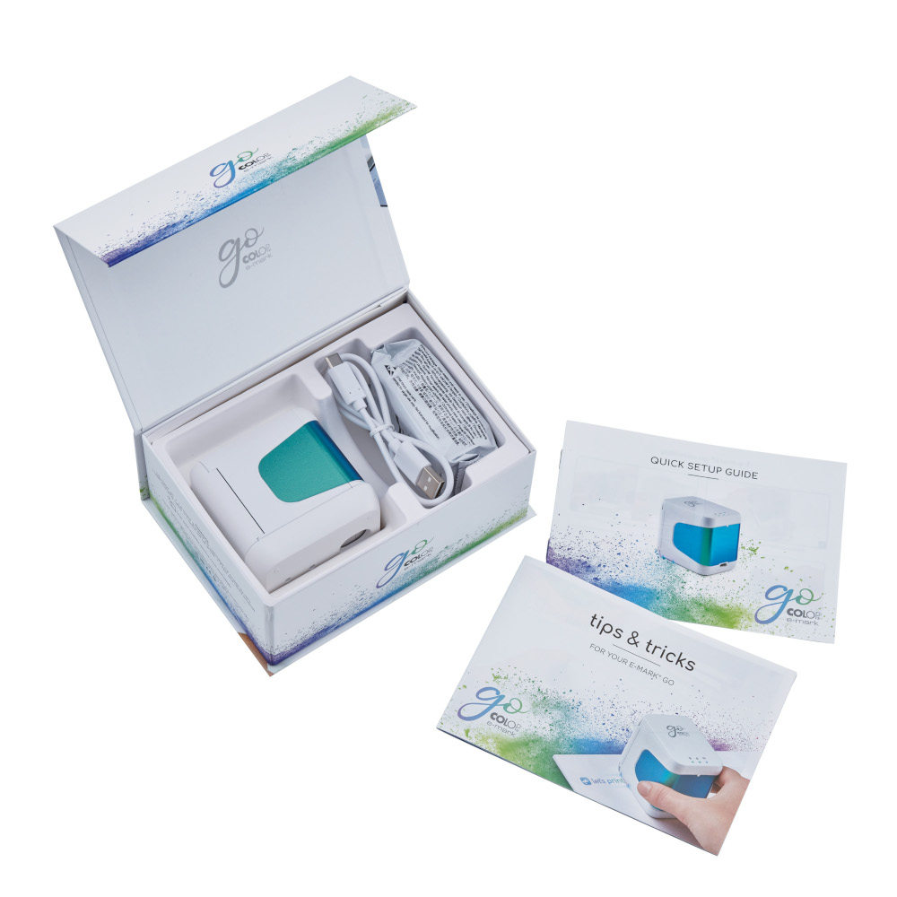 Colop e-mark go Mobiler Mini-Drucker Bundle