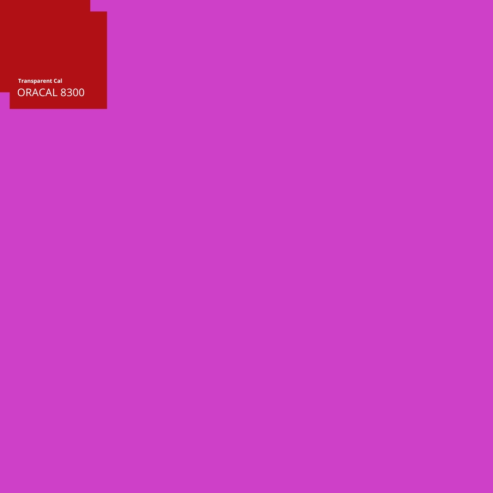 Oracal 8300 Transparente Vinylfolie