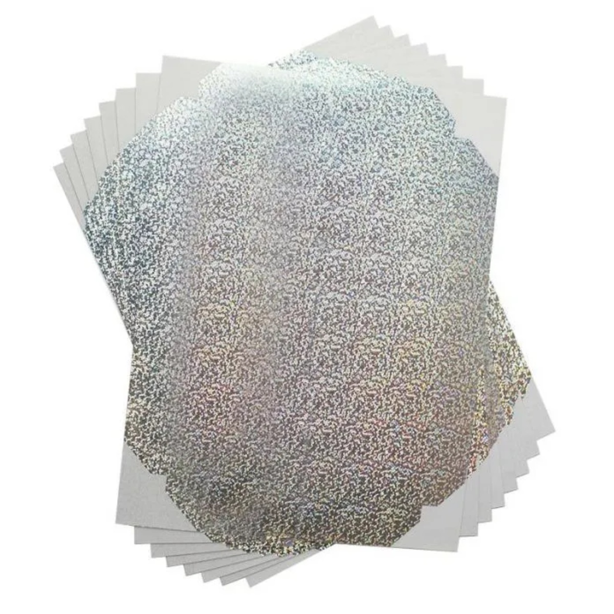 Silhouette Holografische Punkte Aufkleberbögen (Inkjet) – 21,6 × 27,9 cm (8 Blatt)