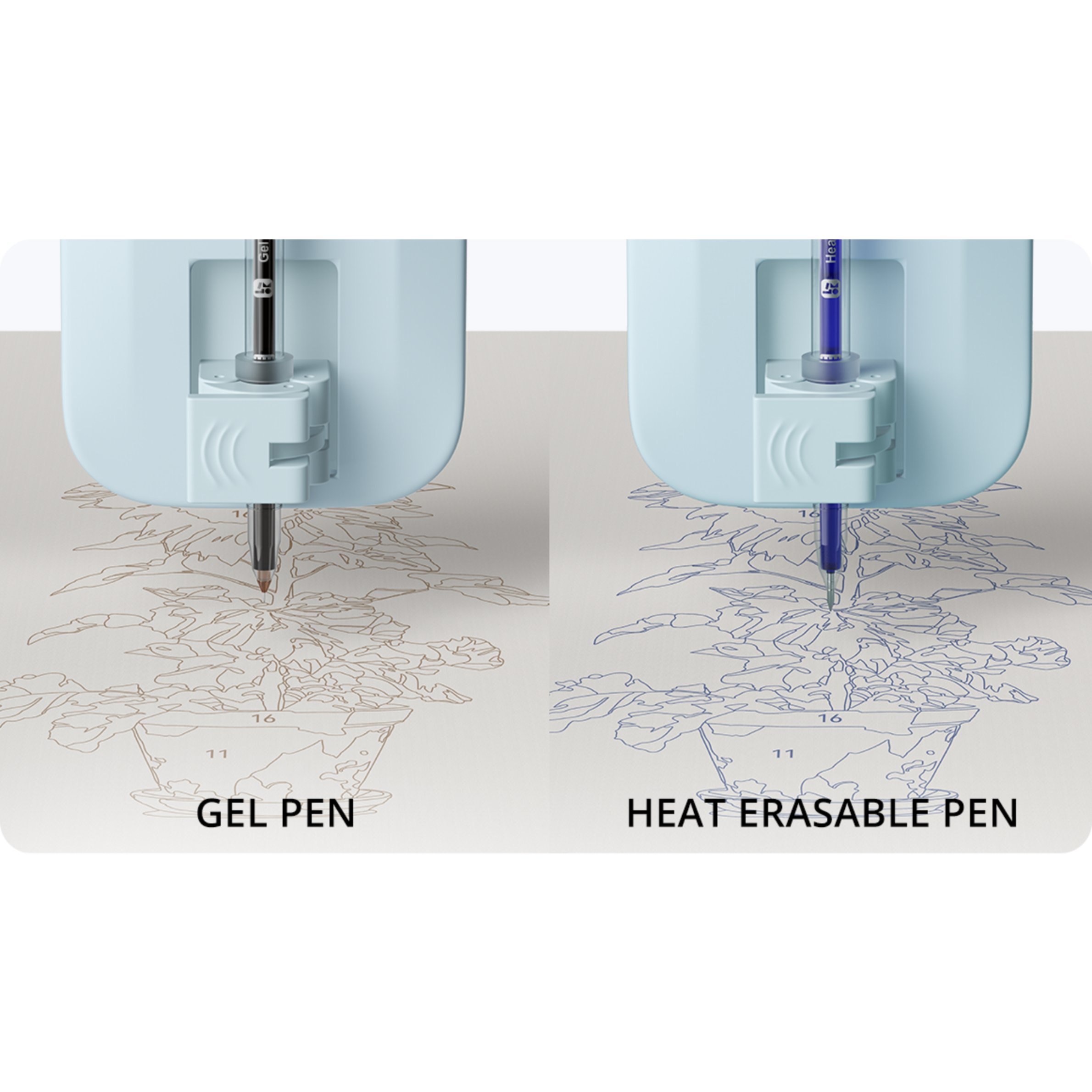 LOKLiK iPaint Gelstift Permanent Schwarz – 4 Stück