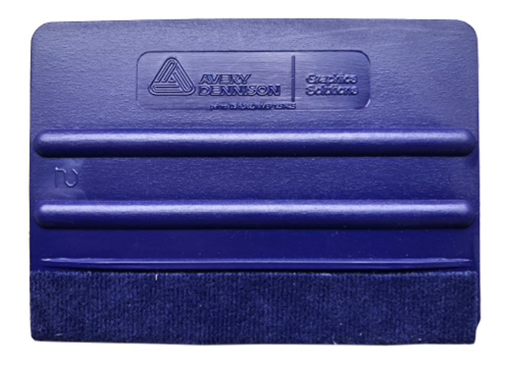 Avery Dennison Rakel mit Filz blau (mittel) Avery Dennison Rakel mit Filz blau (mittel)