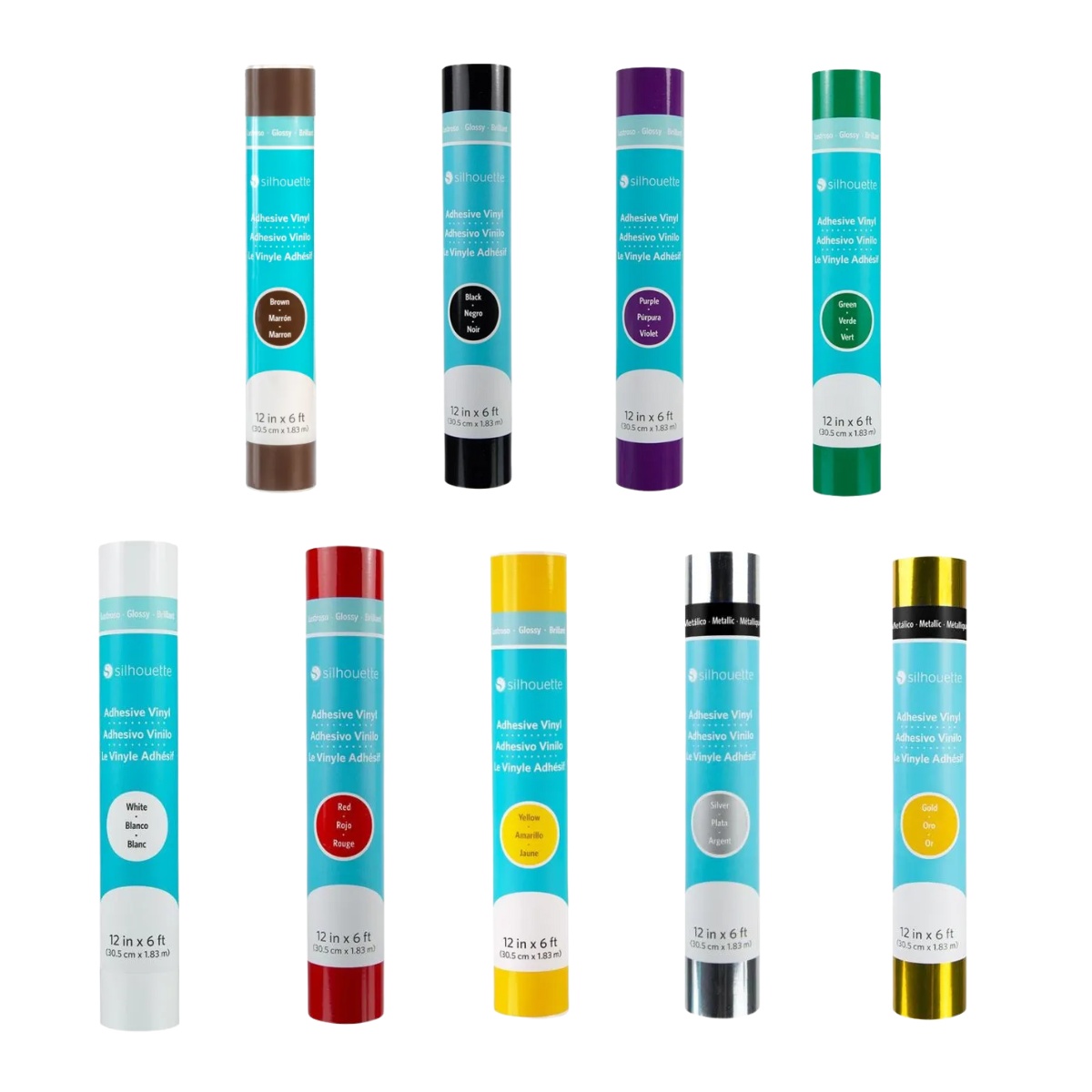 Silhouette Vinyl 30,5 cm × 1,2 m – Struktur Vinylfolie transluzent