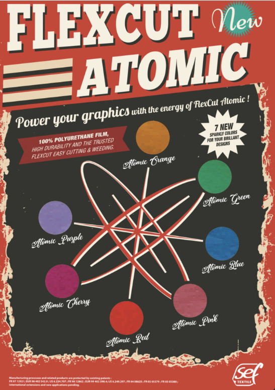 Farbkarte Sef FlexCut Atomic