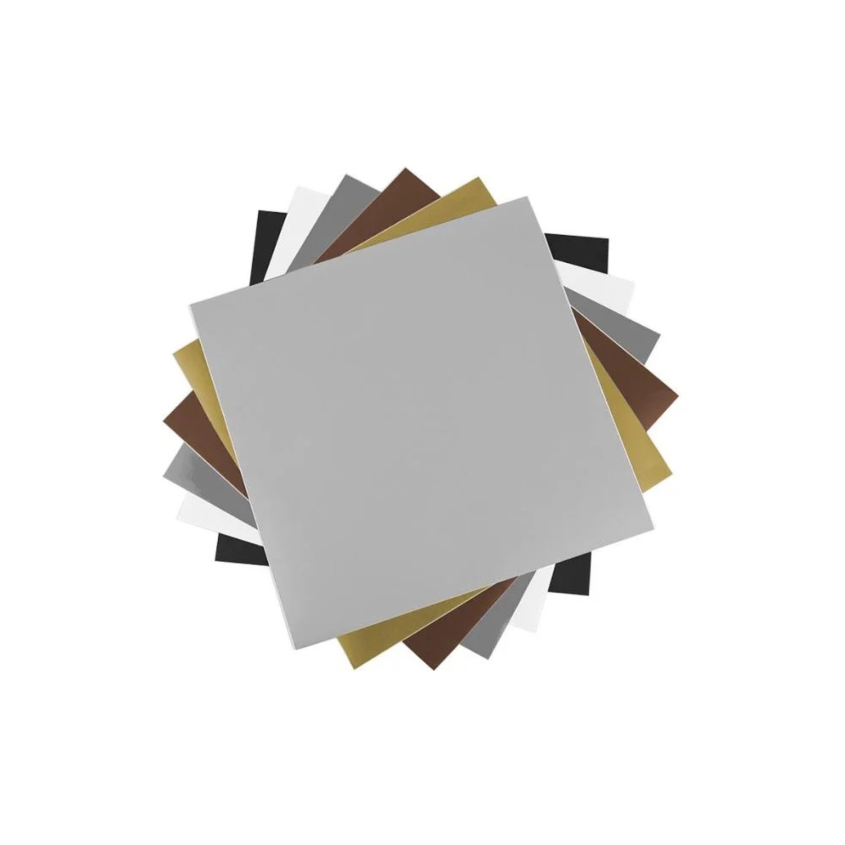 Silhouette Vinyl Sampler Neutral | 6 matte Vinylbögen für Plotter