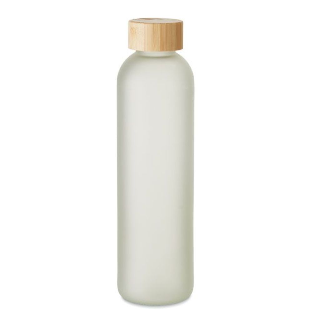 Sublimation Glasflasche mit Verschluss aus Bambus 650ml Flasche, Zylinder, Krug