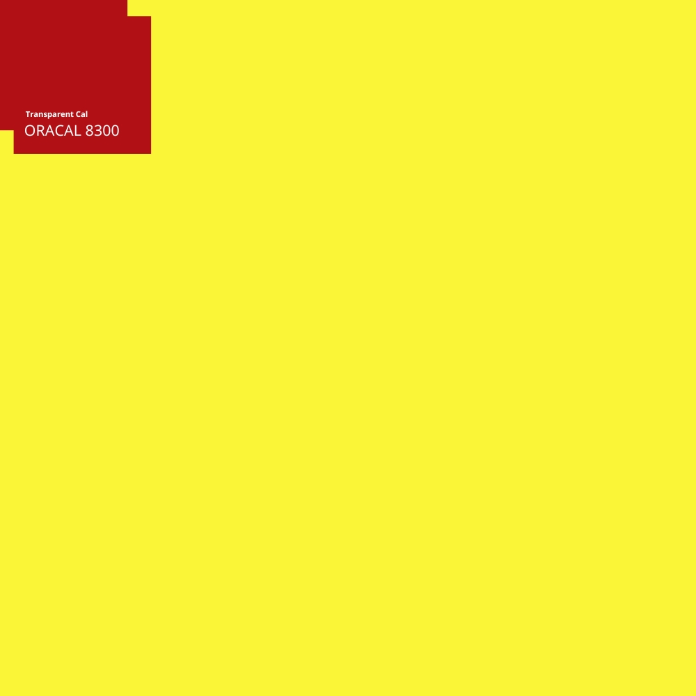 Oracal 8300 Transparente Vinylfolie