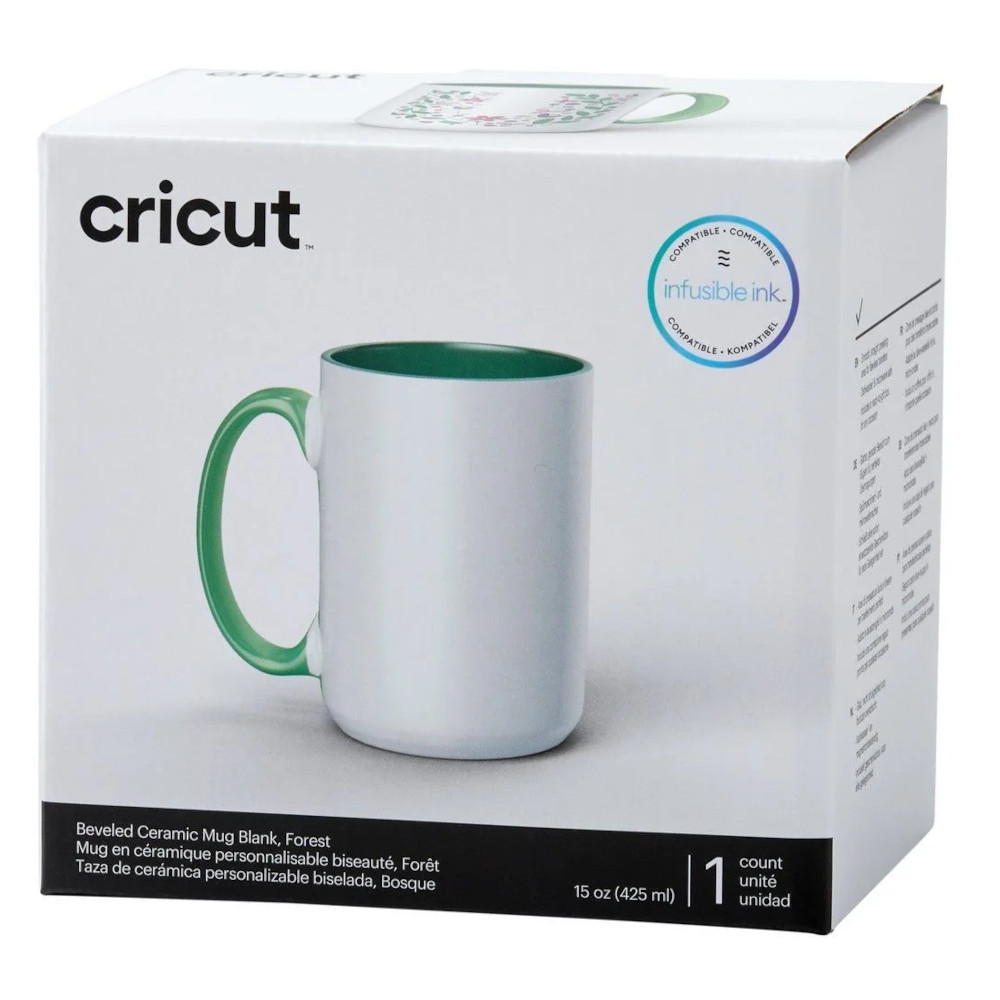 Cricut 2009395 Keramiktasse Mug Forest Green 425 ml