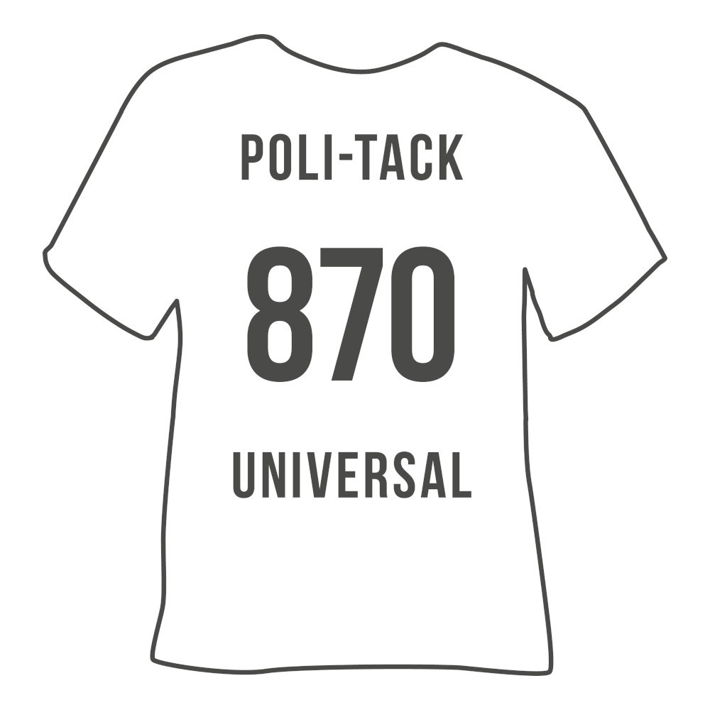 Poli-Tack 870 Universelle Transferfolie Standardklebend Poli-Tack 870 Universelle Transferfolie Standardklebend