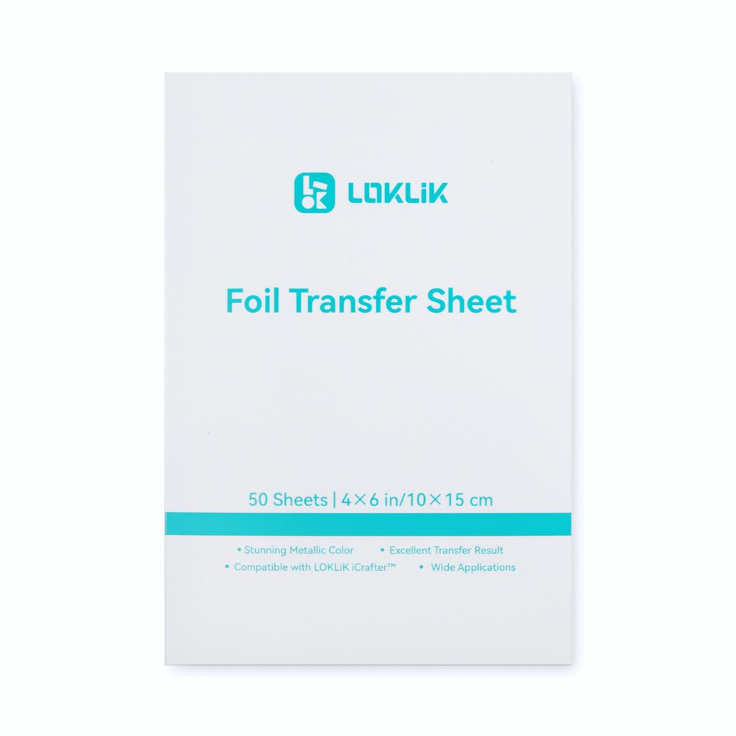 LOKLiK Foil Transfer Sheets Bundle - 50 Stück