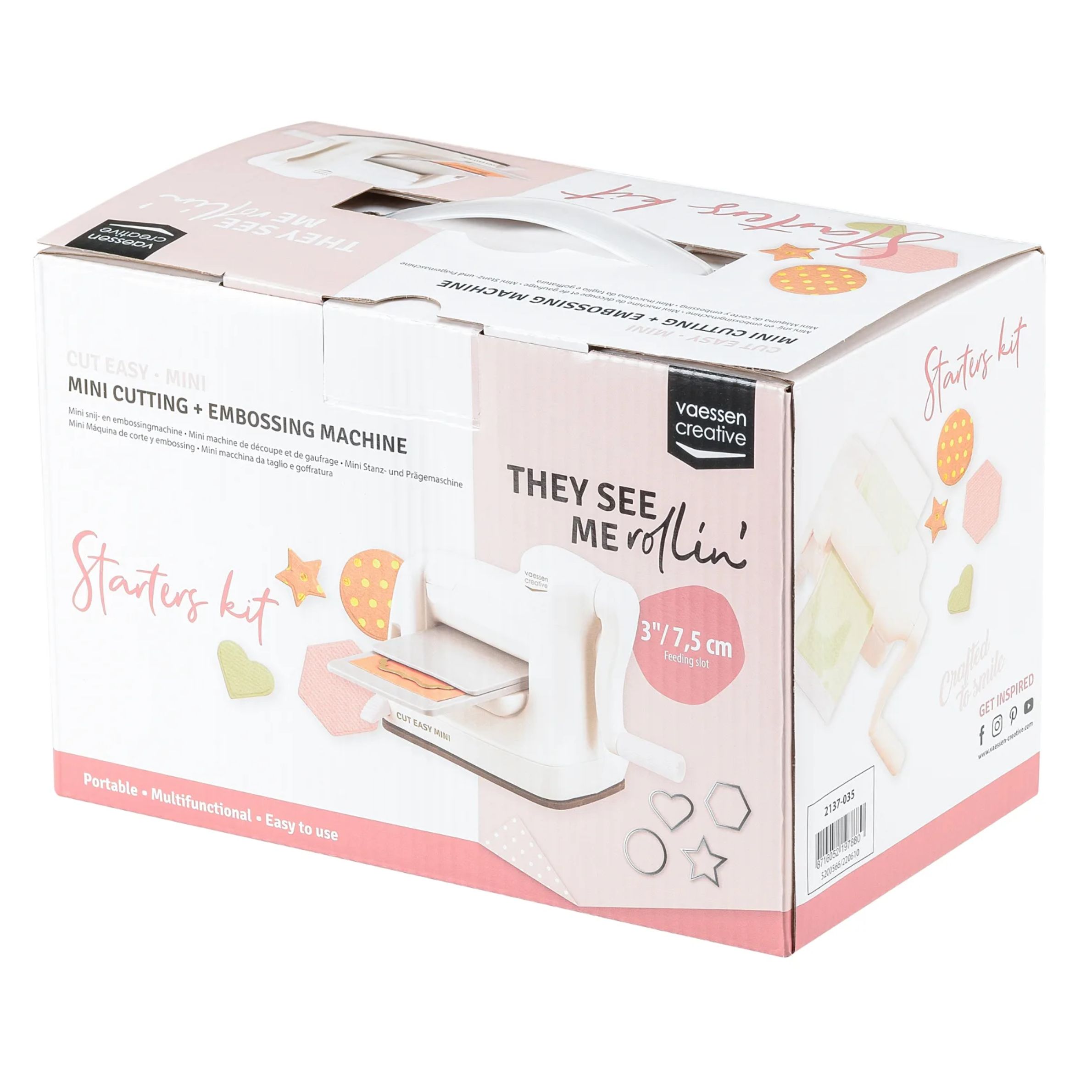 Vaessen Creative Cut Easy Mini Stanz- und Prägemaschine