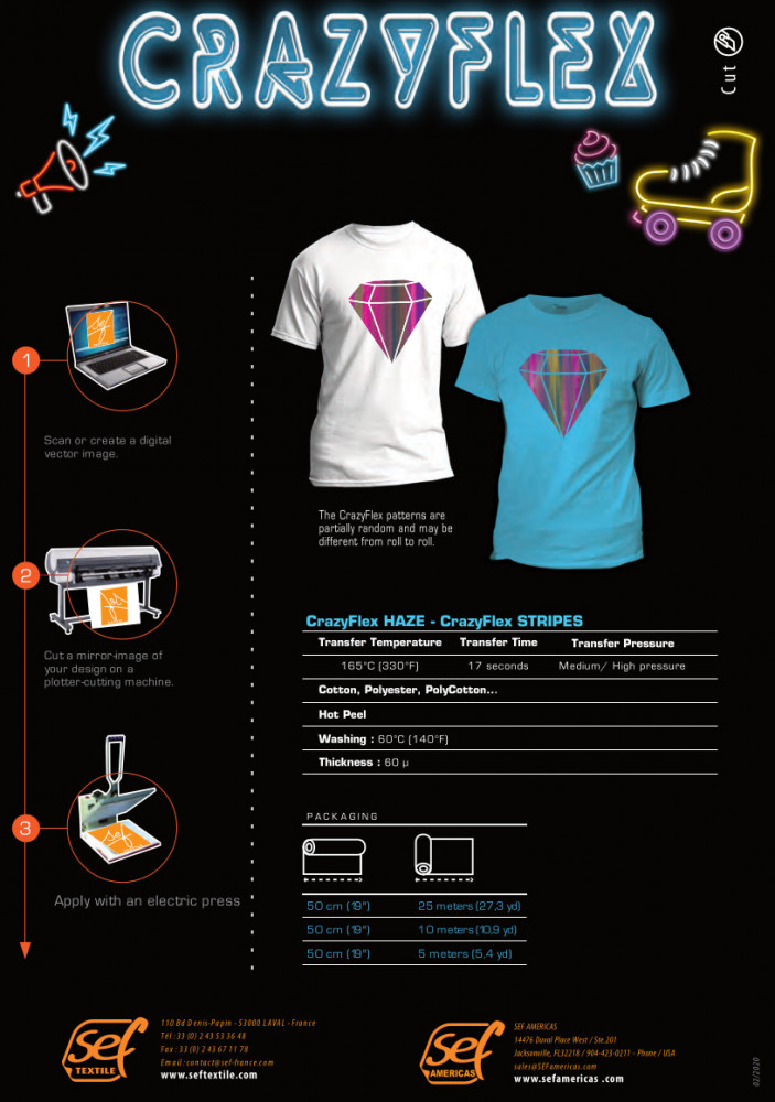 Farbkarte Sef CrazyFlex