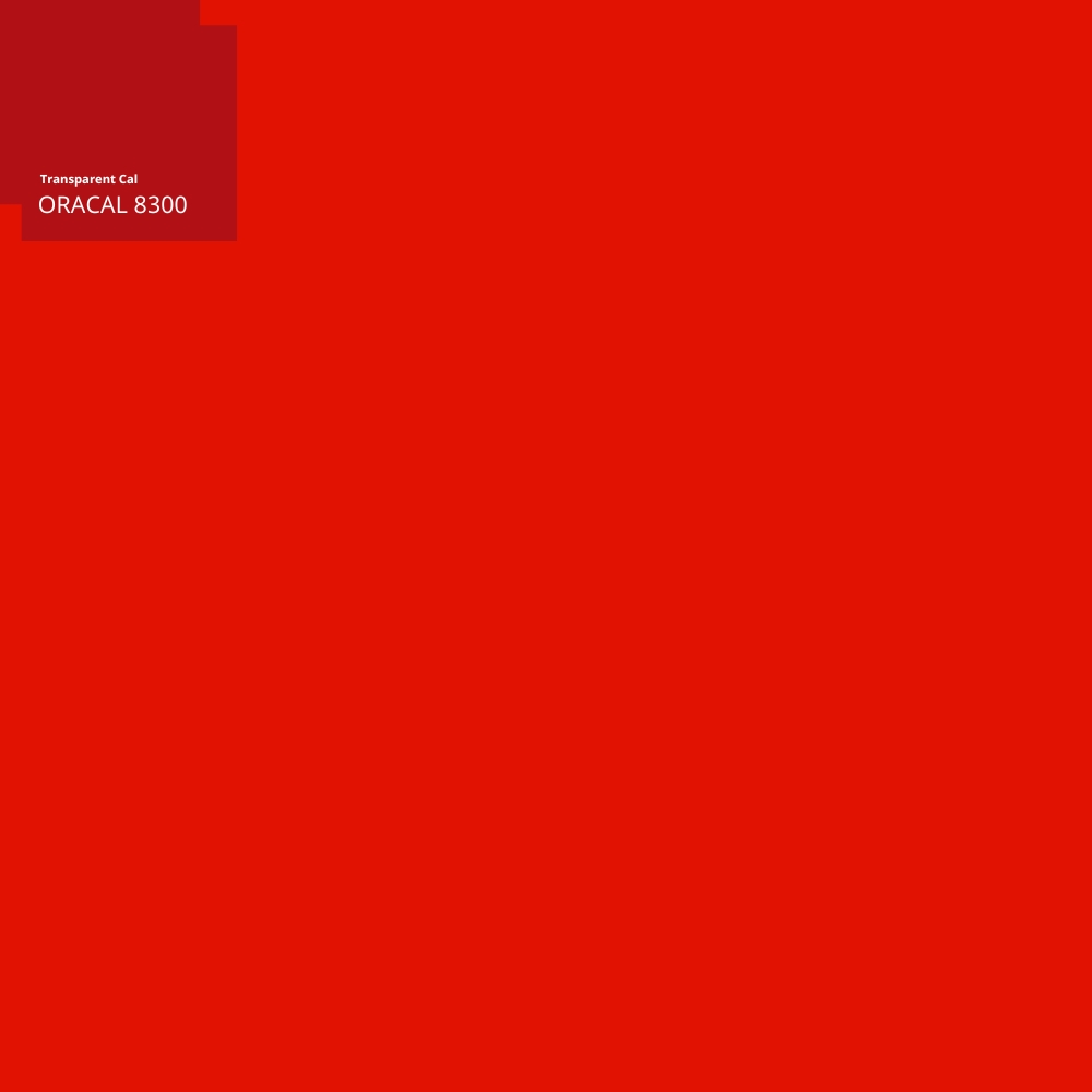 Oracal 8300 Transparente Vinylfolie