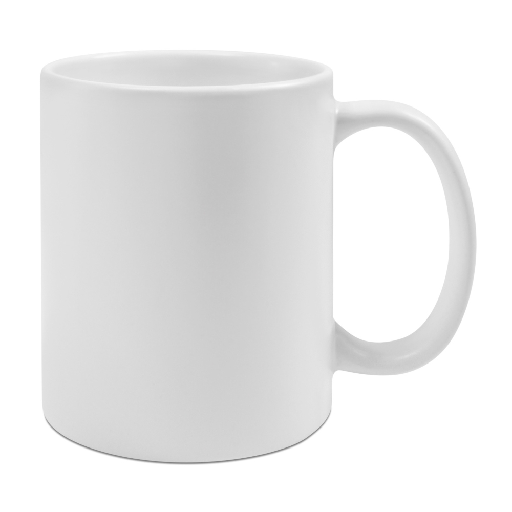 Sublimationstasse black Orca Weiß Matt 330 ml Sublimationstasse black Orca Weiß Matt 330 ml