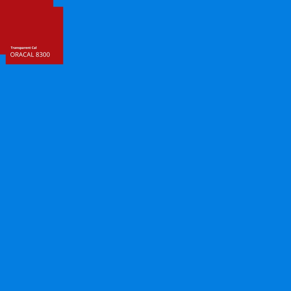 Oracal 8300 Transparente Vinylfolie