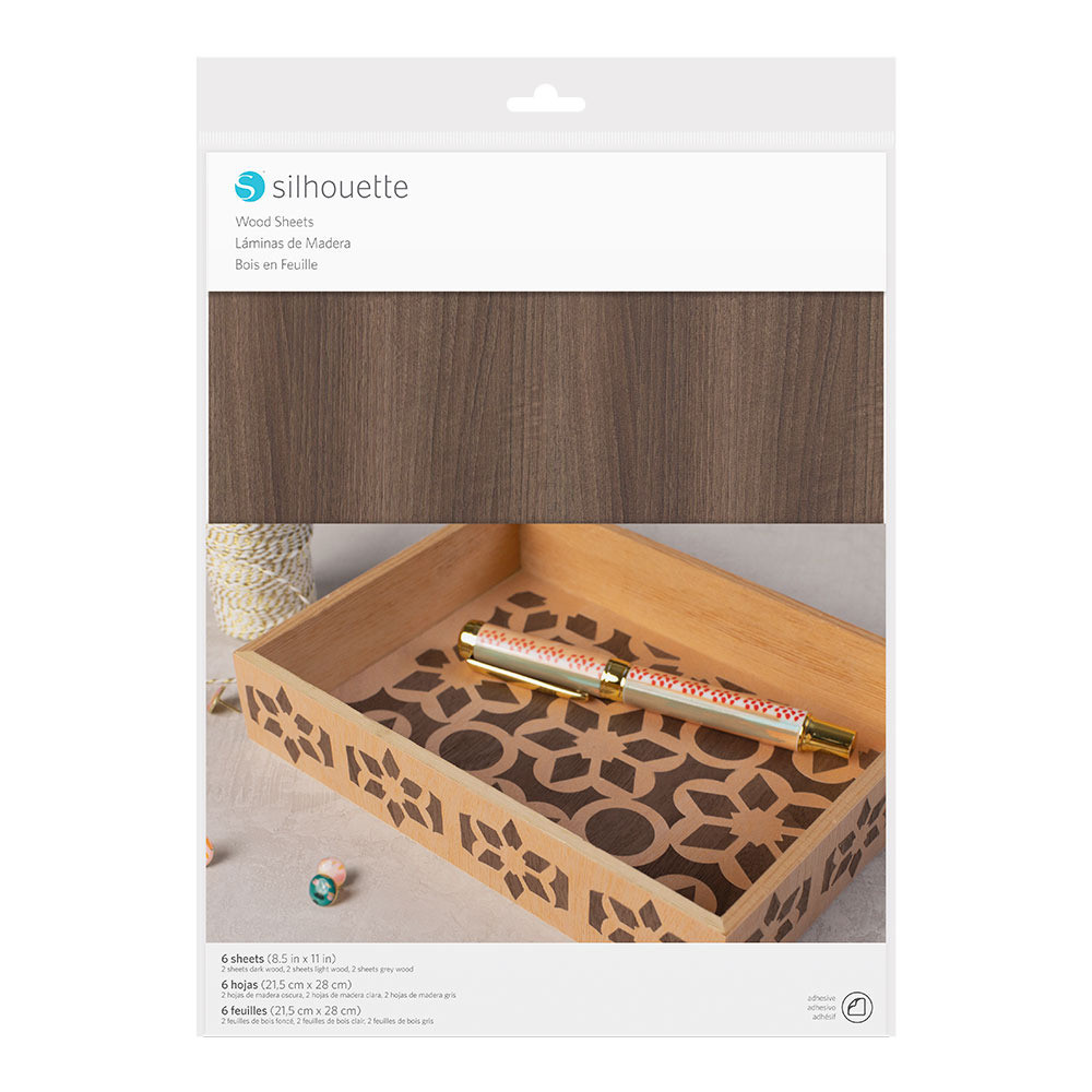 Silhouette Holzblätter 6er-Pack Silhouette Holzblätter 6er-Pack