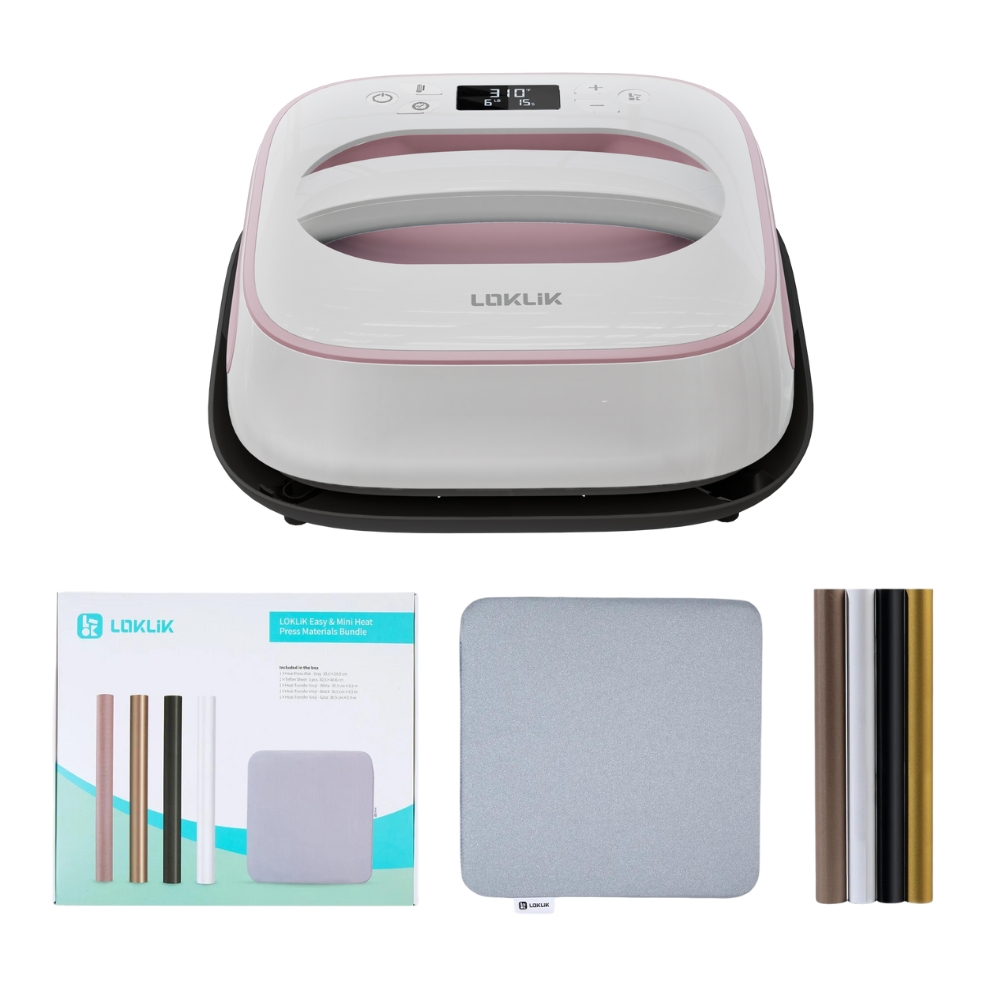 LOKLiK Easy Heat Press™ Transferpresse 25,5 x 25,5 cm LOKLiK Easy Heat Press™ Transferpresse 25,5 x 25,5 cm