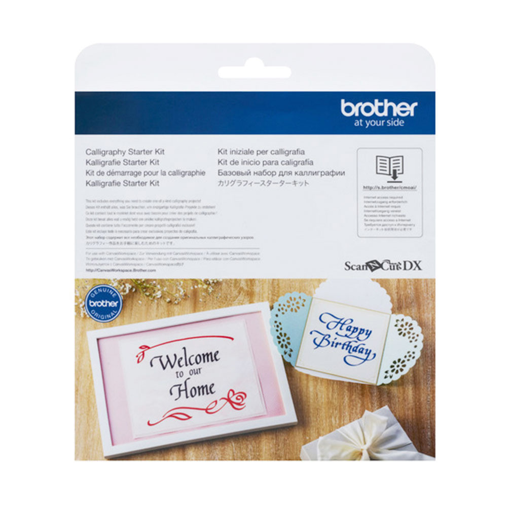 Brother CADXCLGKIT1 Kalligrafie Starterkit Brother CADXCLGKIT1 Kalligrafie Starterkit