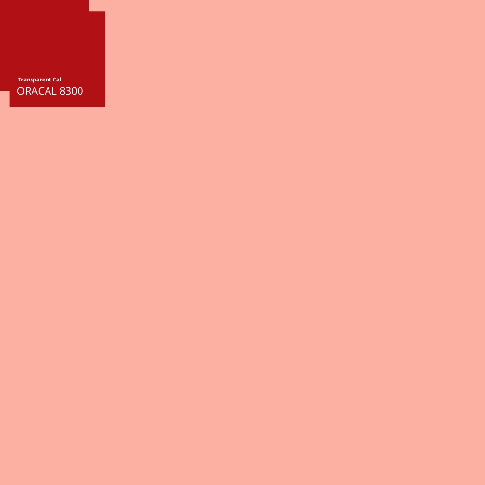 Oracal 8300 Transparente Vinylfolie