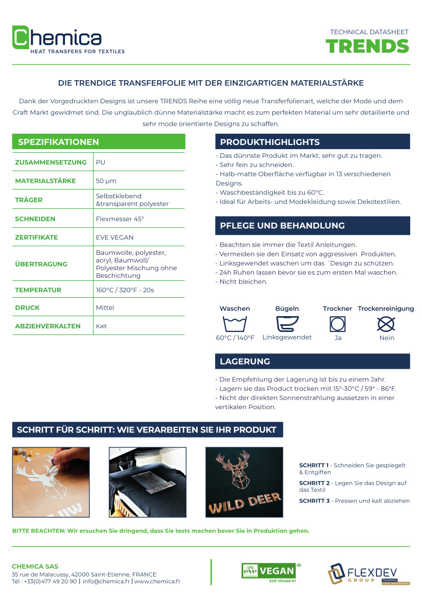 Chemica Trends Flexfolie Holzoptik
