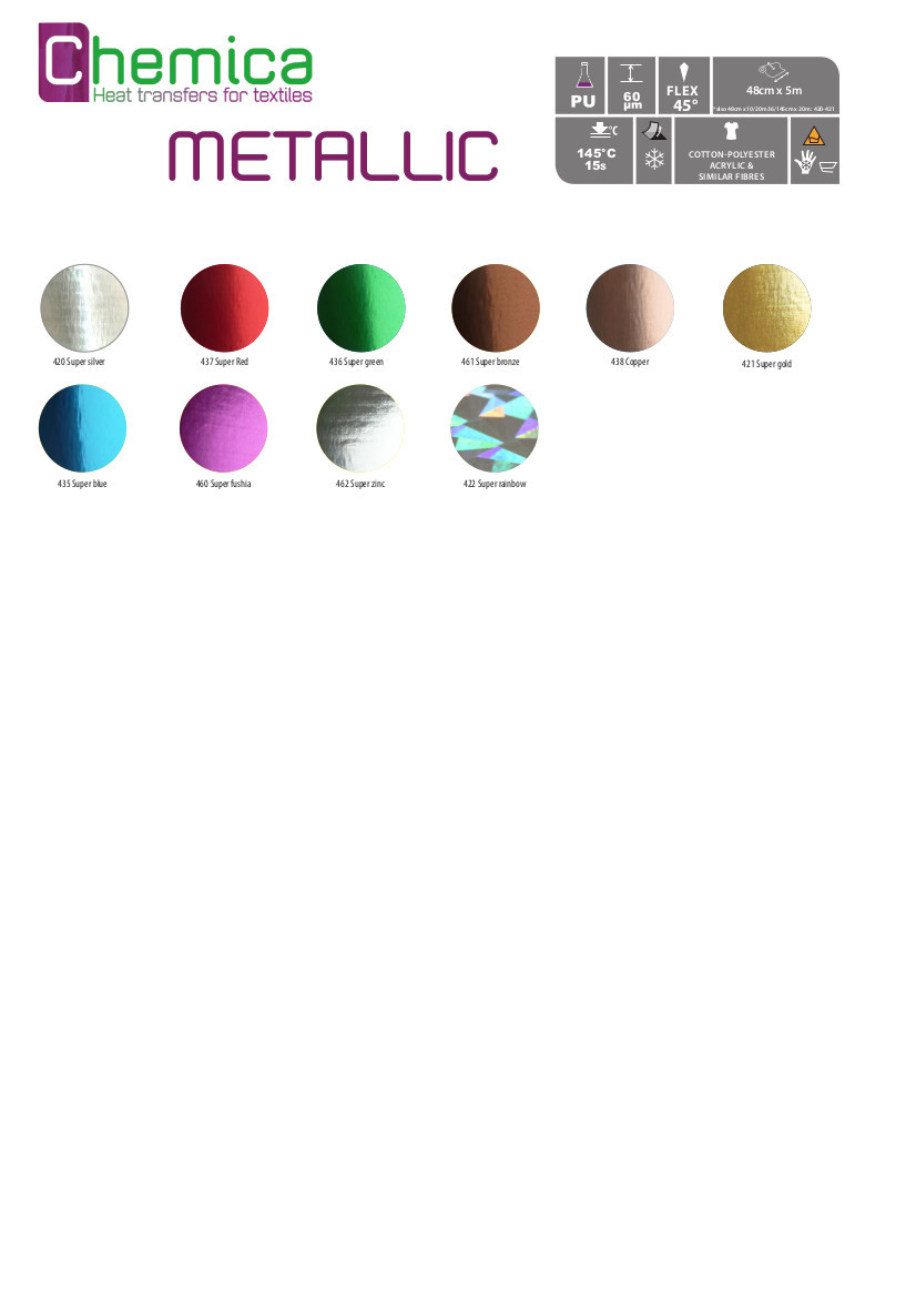 Chemica Metallic Flexfolie Chemica Metallic Flexfolie