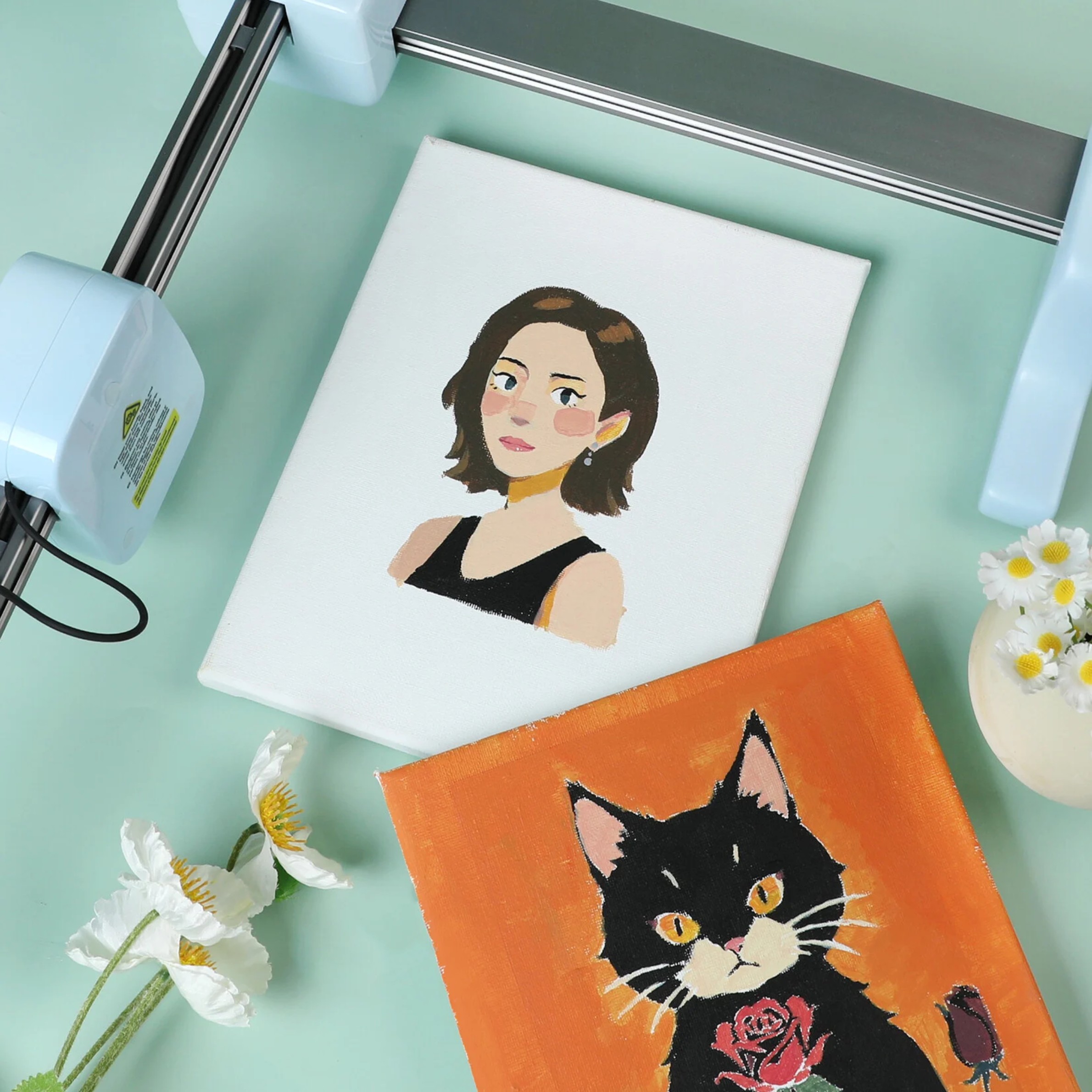 LOKLiK iPaint Leinwand-Set mit Rahmen – 3 Größen