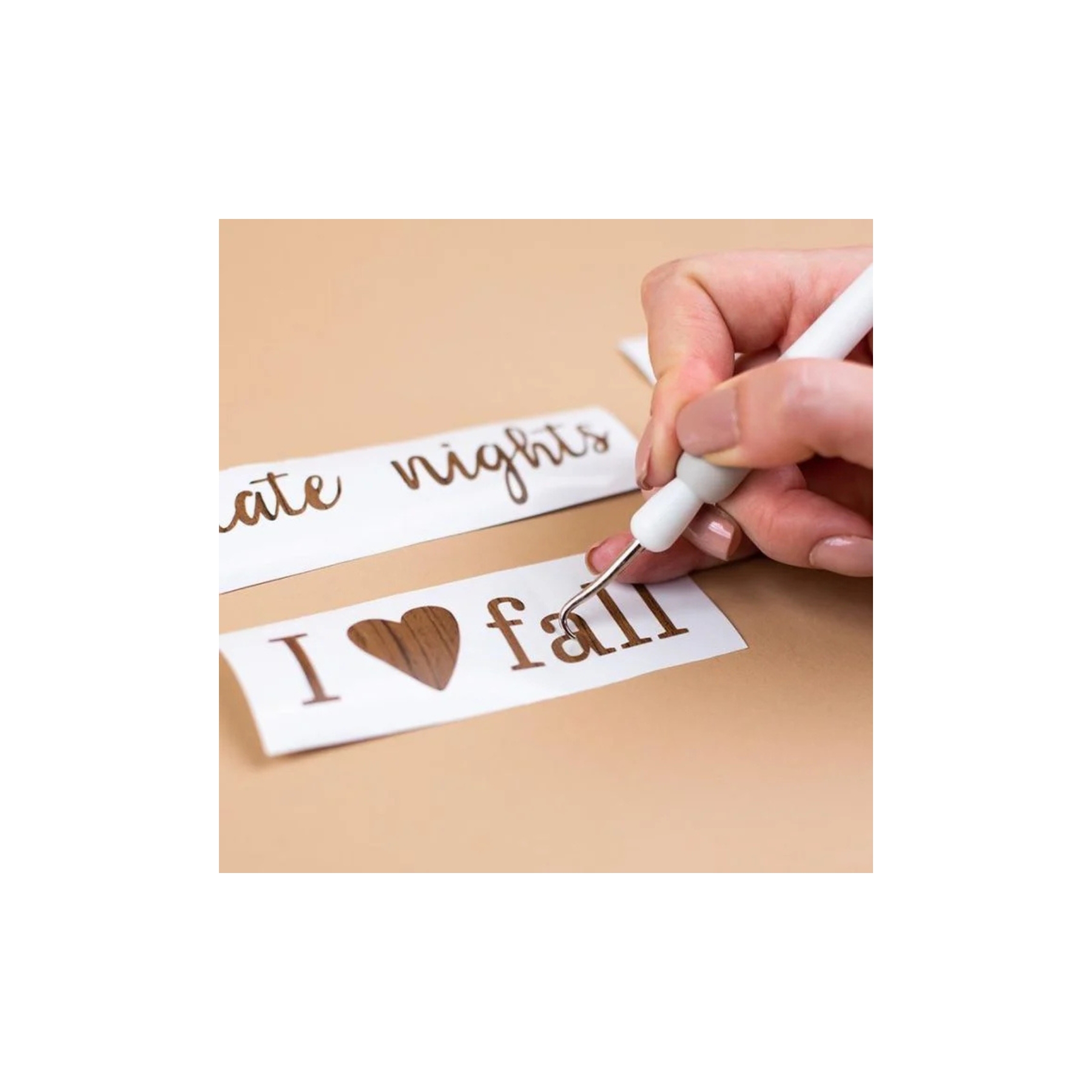 Silhouette Vinyl Sampler Pack Wood – Vinlyfolie in Holzoptik 9" x 24" (3 Bögen)