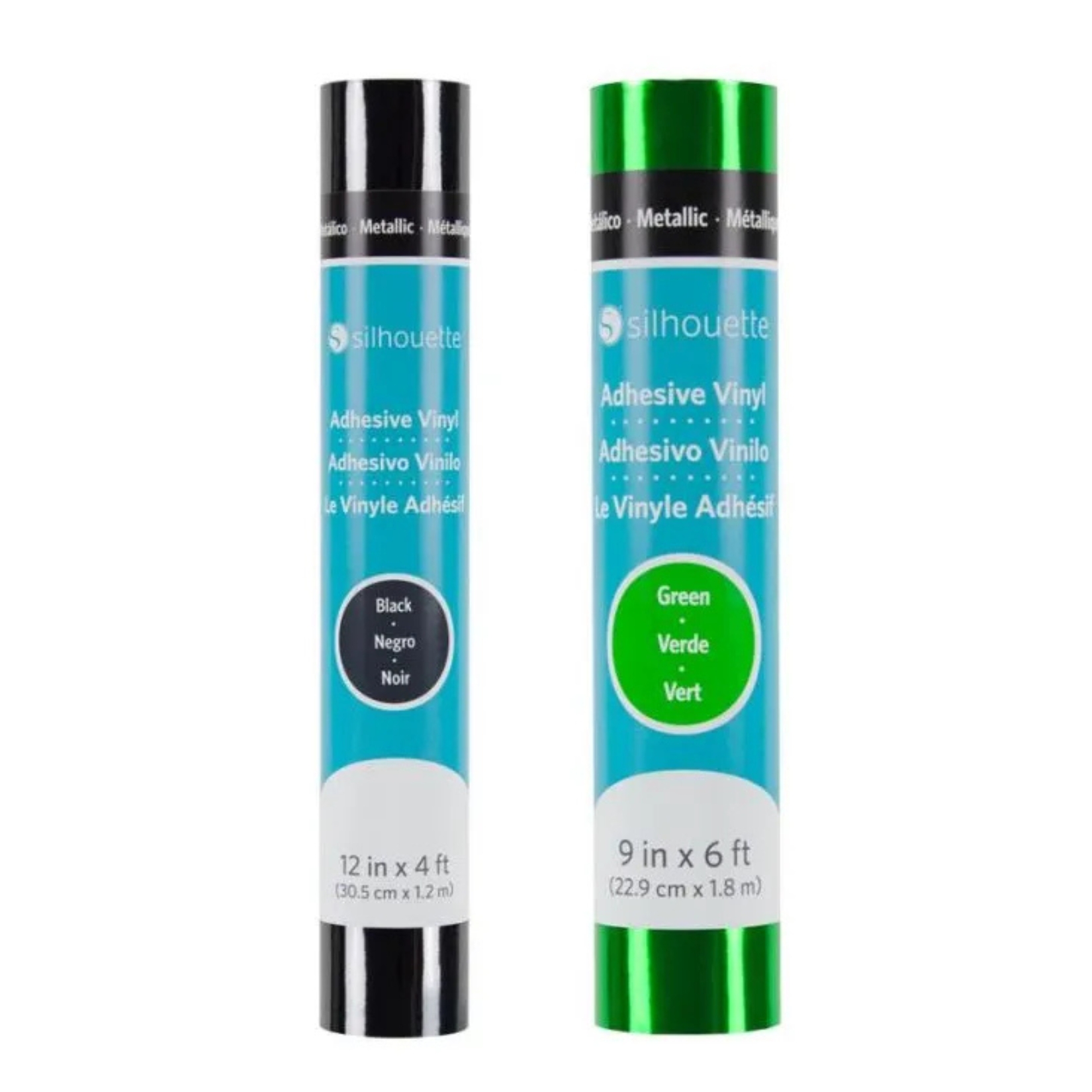 Silhouette Metallic Vinyl (V12)  30,5 cm × 1,83 m – Metallische Vinylfolie permanent
