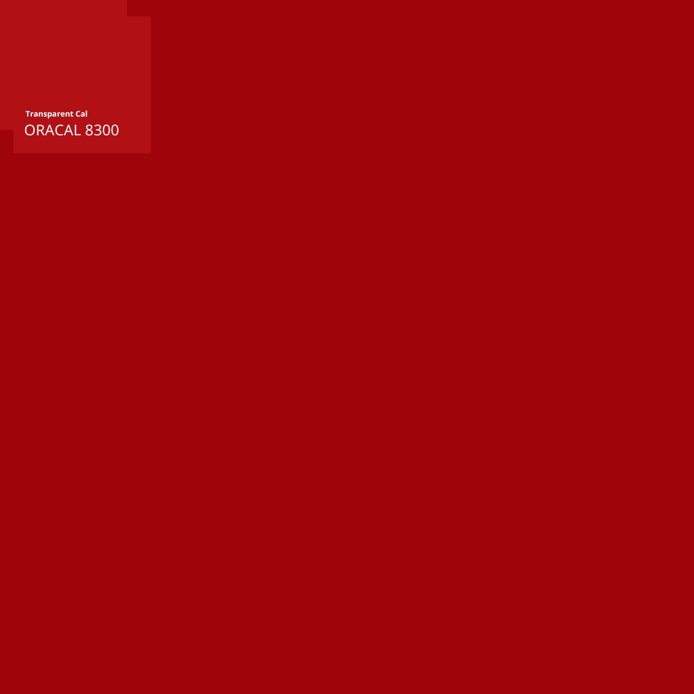 Oracal 8300 Transparente Vinylfolie