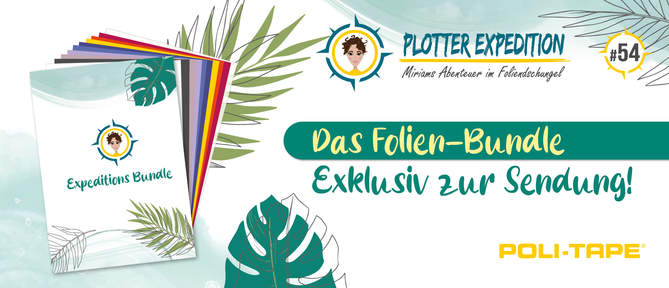 Poli-Tape Folien-Bundle zur Plotter Expedition #54 Limitiertes Bundle
