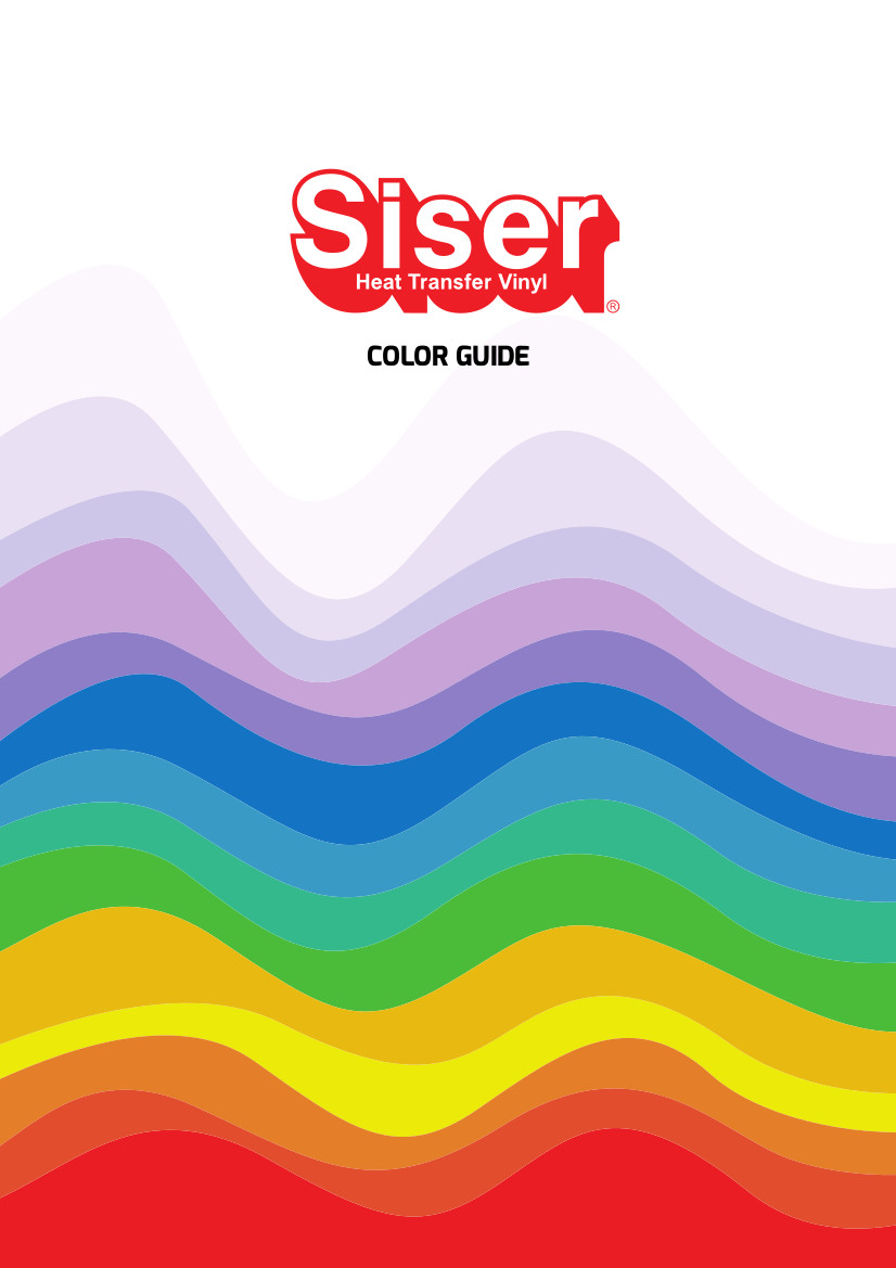 Siser Farbkarte Kunst, Grafiken, Werbung