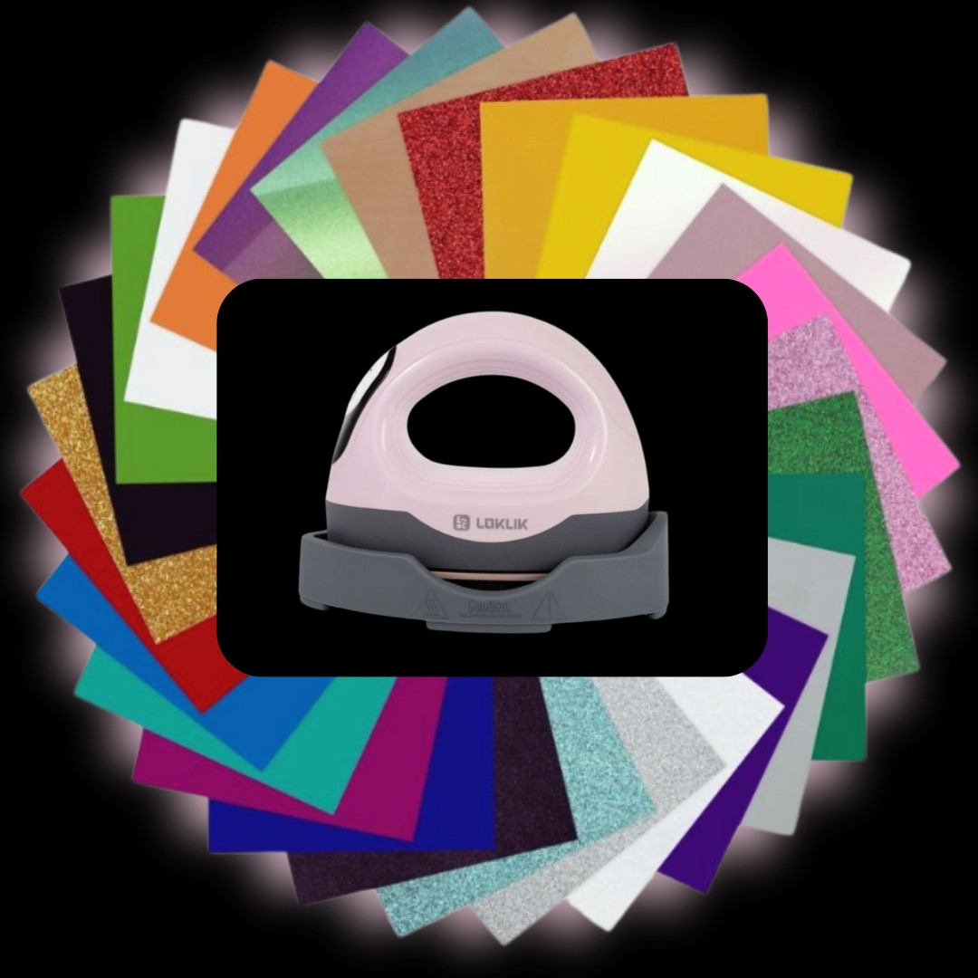 LOKLiK ImPress™ Mini 3 Transferpresse + Flexfolien Bundle A4 LOKLiK ImPress™ Mini 3 Transferpresse + Flexfolien Bundle A4