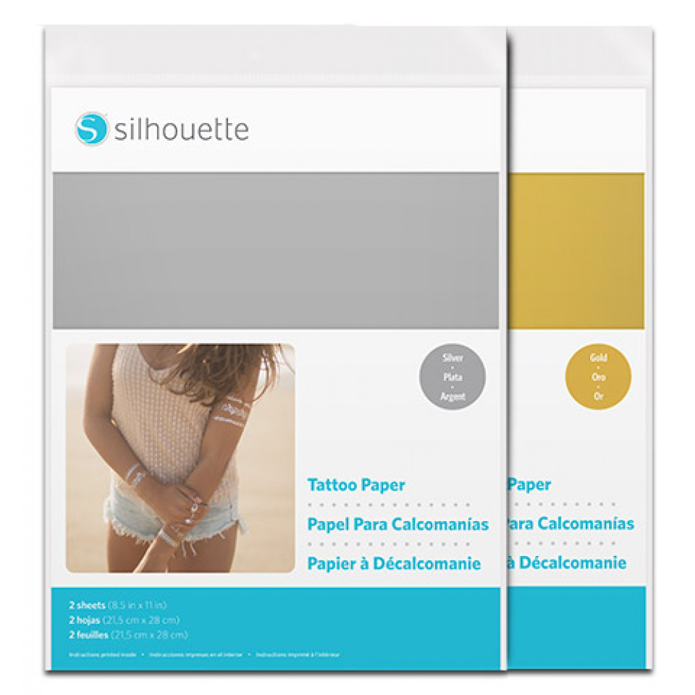Silhouette – Tattoopapier für temporäre Tattoos