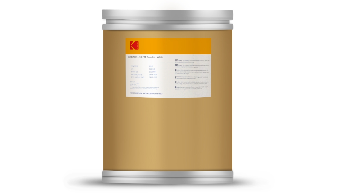 KODACOLOR DTF Pulver Schmelzkleber, weiß 1kg & 20kg