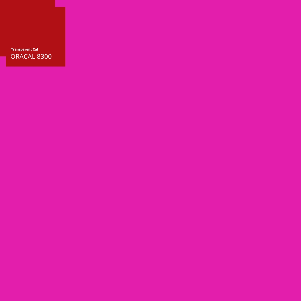 Oracal 8300 Transparente Vinylfolie