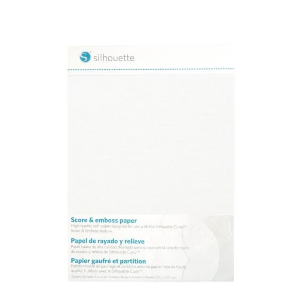 Silhouette Spezialpapier für Präge- & Deboss-Effekte |10 Blatt