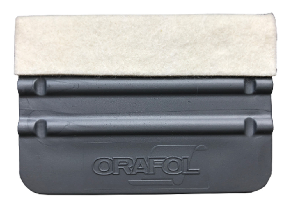 Orafol Rakel mit Filz silber Orafol Rakel mit Filz silber