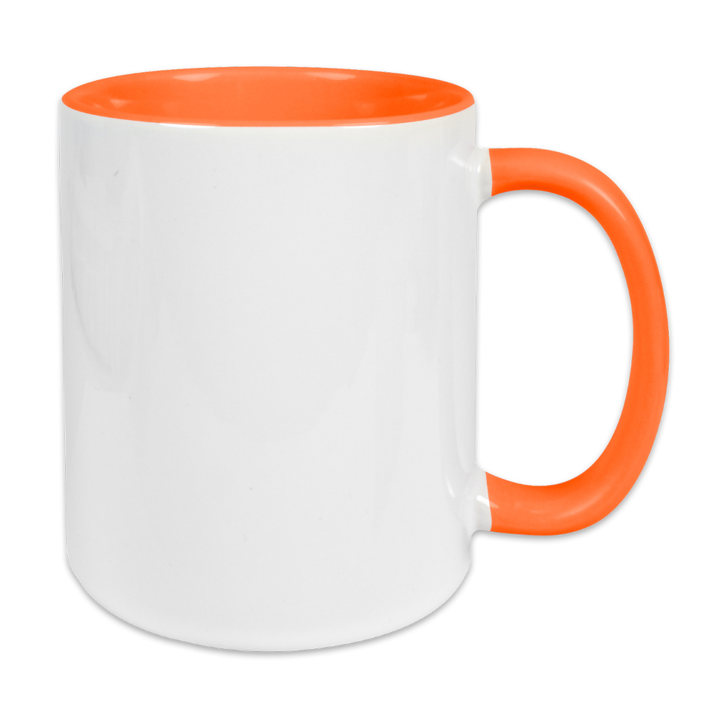 Orca Coatings Sublimationstasse Two Tones & Handle - 11oz