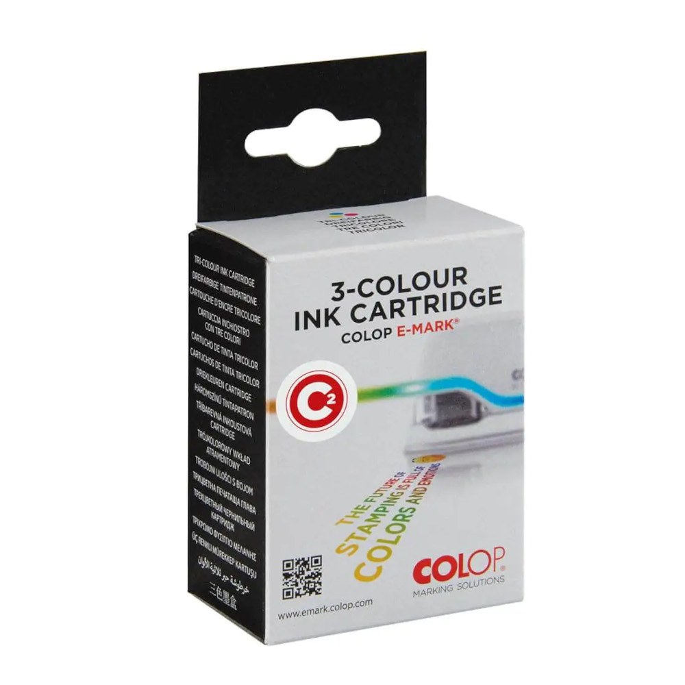 Colop e-mark Tintenpatrone C2 (Cyan, Magenta und Gelb)