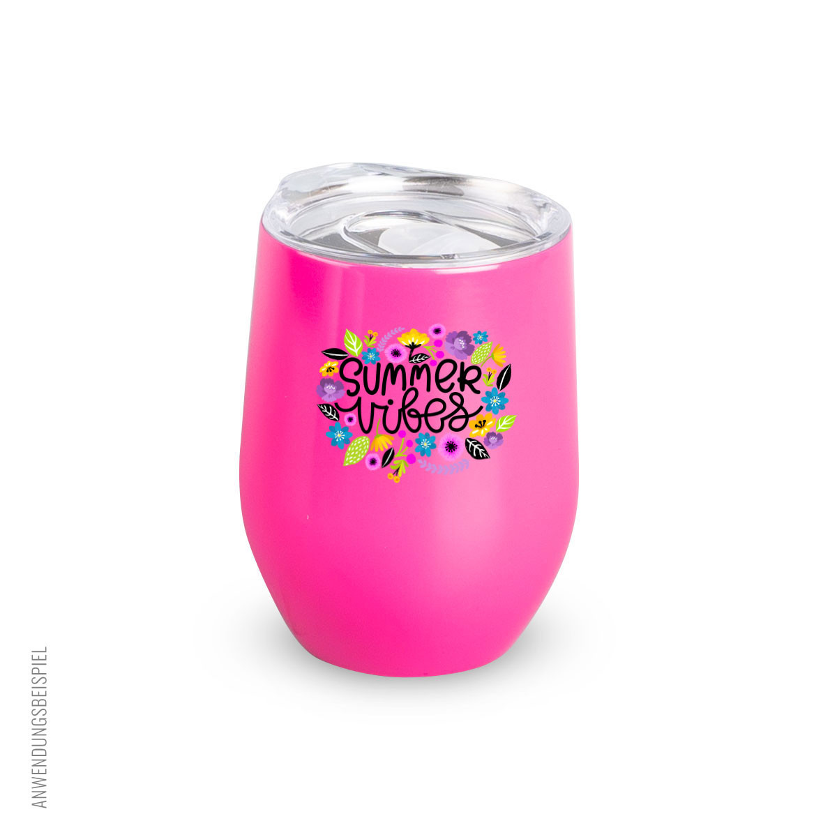 Sublimations-Edelstahlbecher Doppelwandig & Deckel 350ml