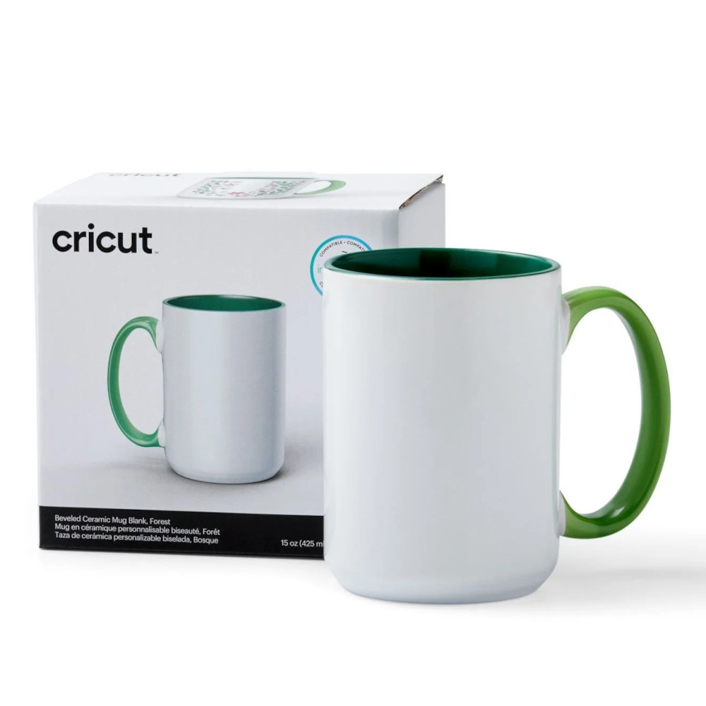 Cricut 2009395 Keramiktasse Mug Forest Green 425 ml