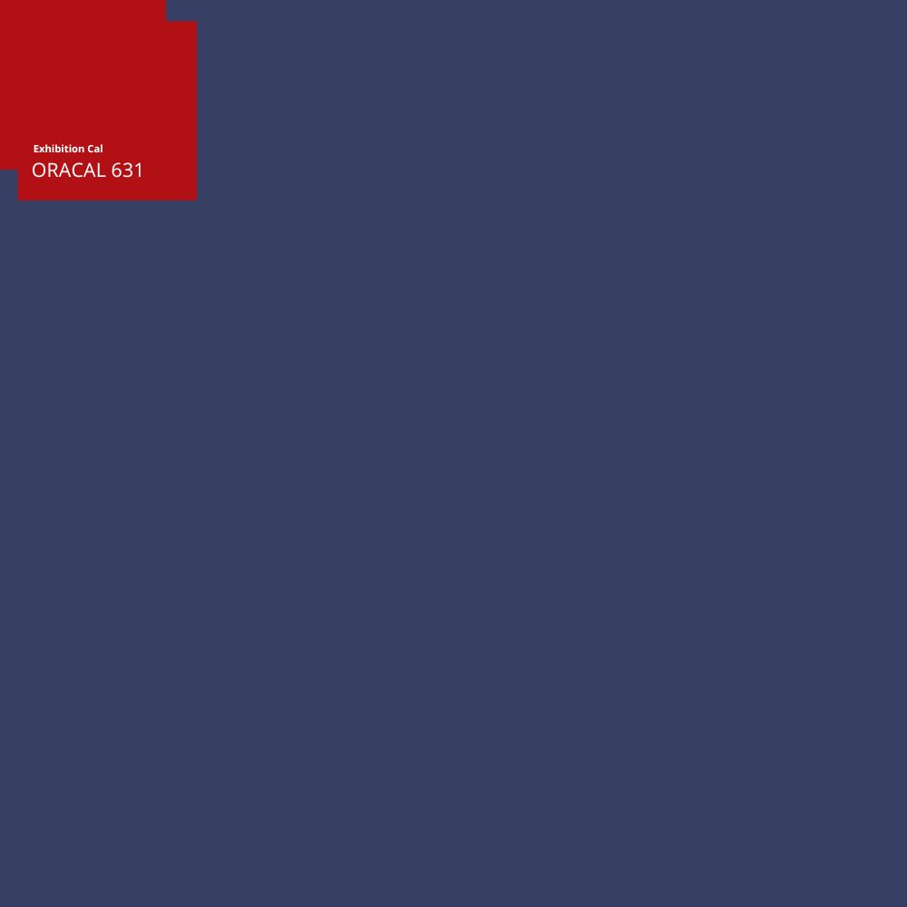Rustolc 631 Oracal 631 Matte Vinylfolie | 050 Dunkelblau | 31,5cm x 20cm (Bogen ...