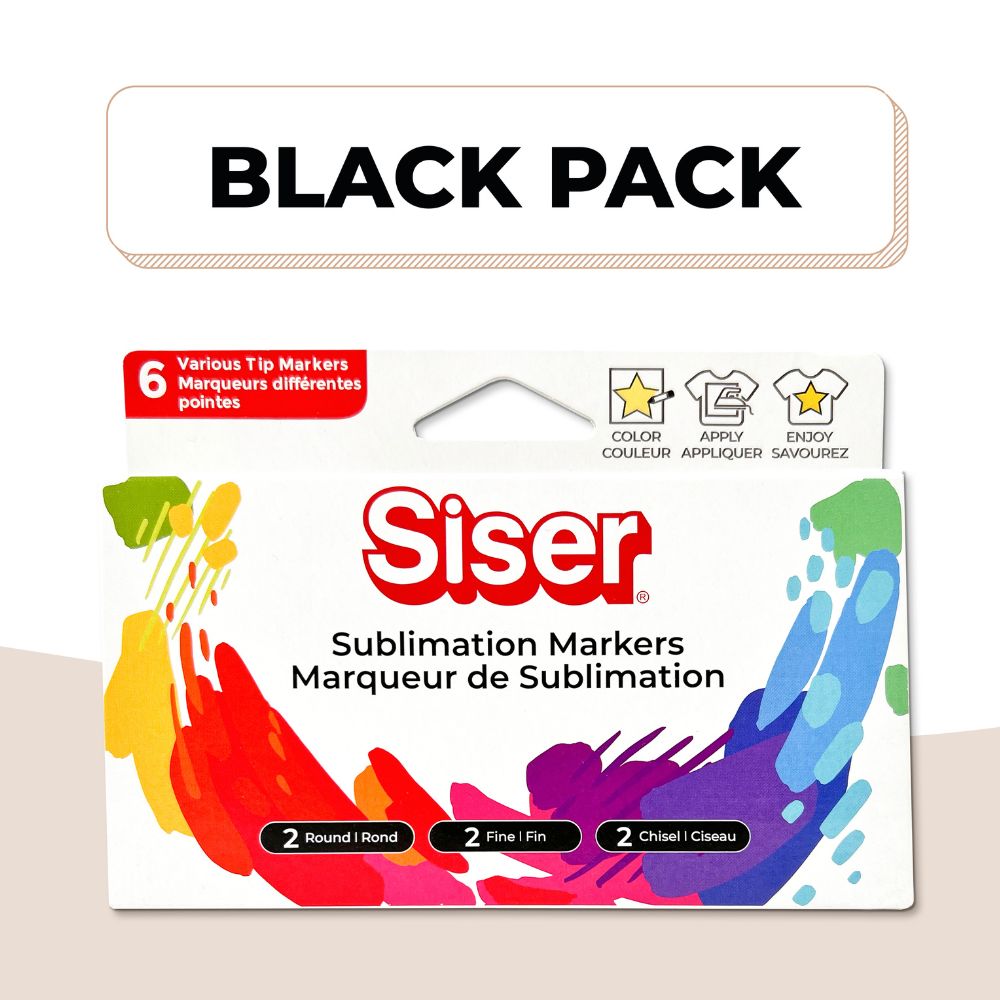 Siser Sublimationsstifte Black Pack