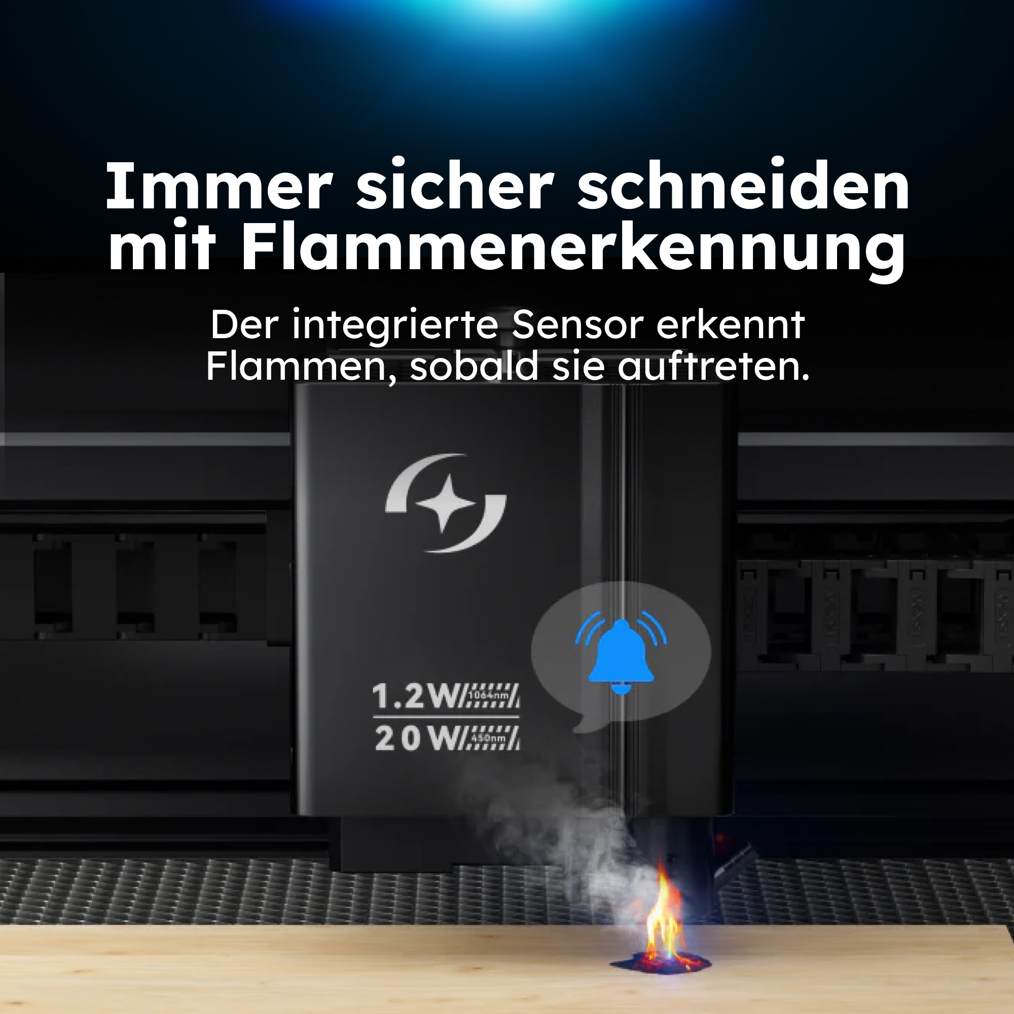 AtomStack Lasercutter 20W für Holz, Metall & Acryl 50×32 cm