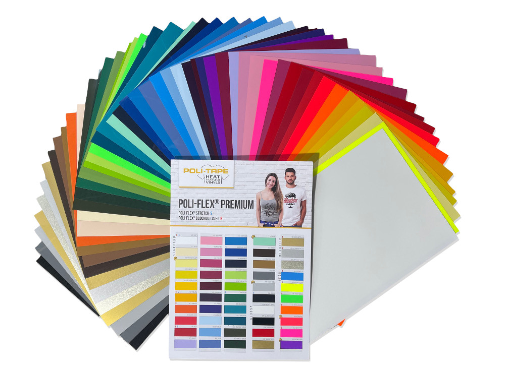 Poli-Flex Premium Flexfolien Bundle Person, Datei, Werbung