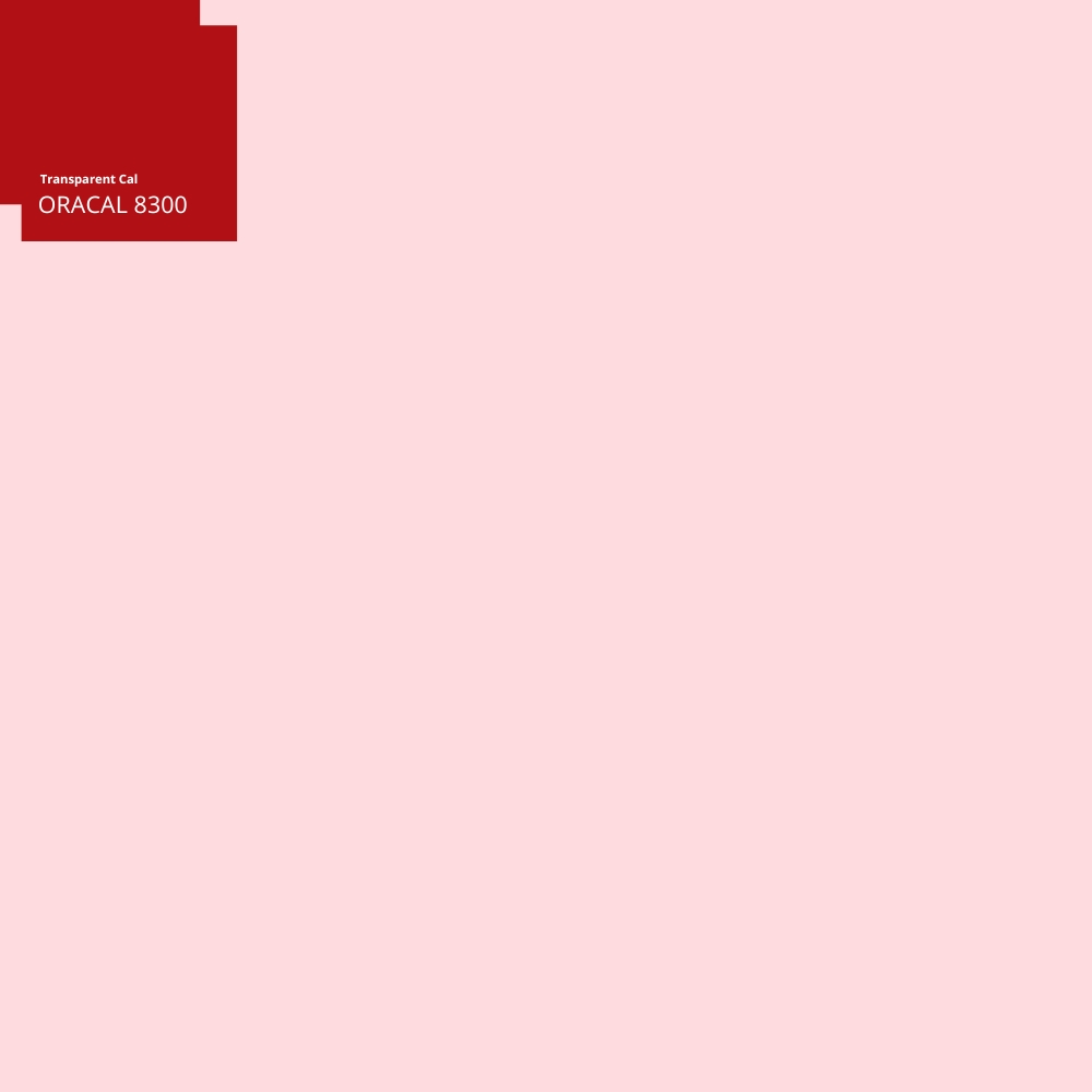 Oracal 8300 Transparente Vinylfolie