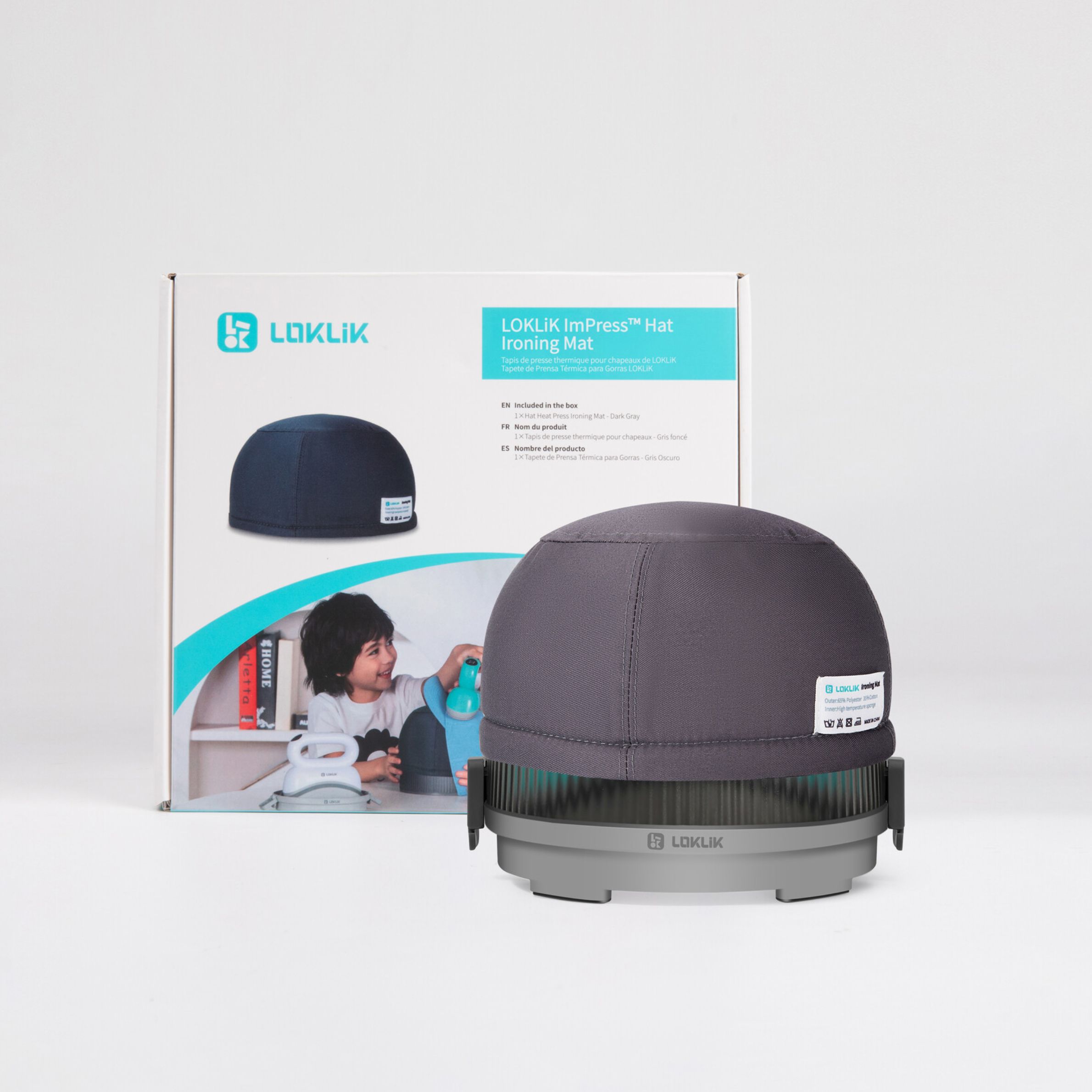 LOKLiK ImPress™ Hat ironing mat / Bügelmatte für die Hat Kappenpresse